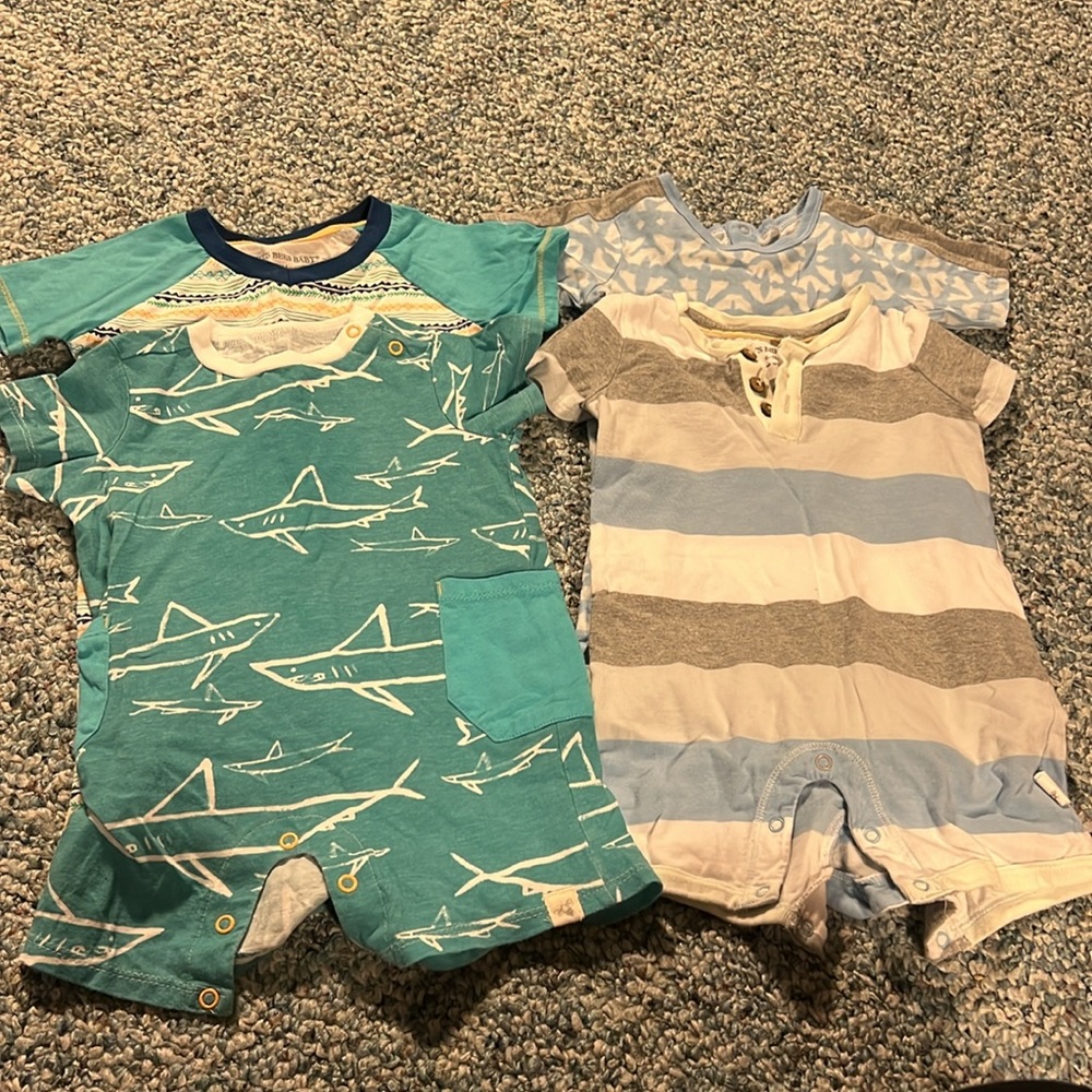 Burt’s bees baby summer outfit all 6-9 months